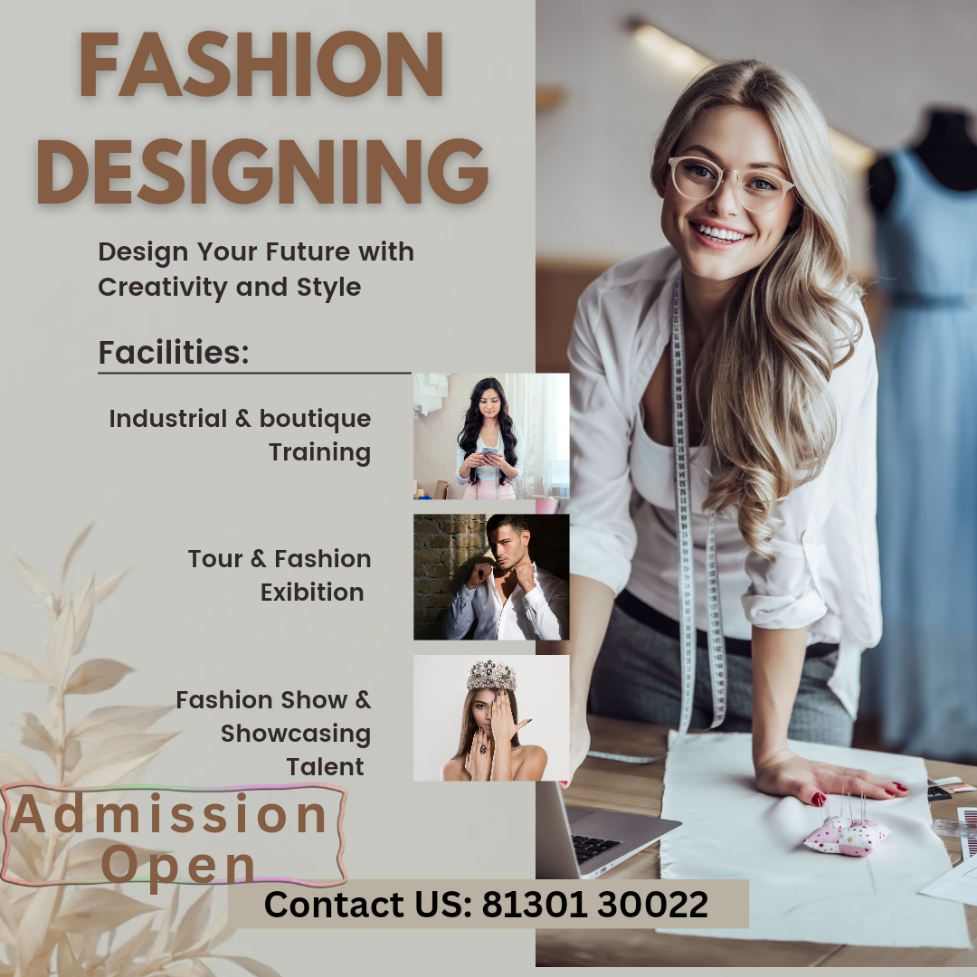 Top Fashion Designing institute with Practical Training